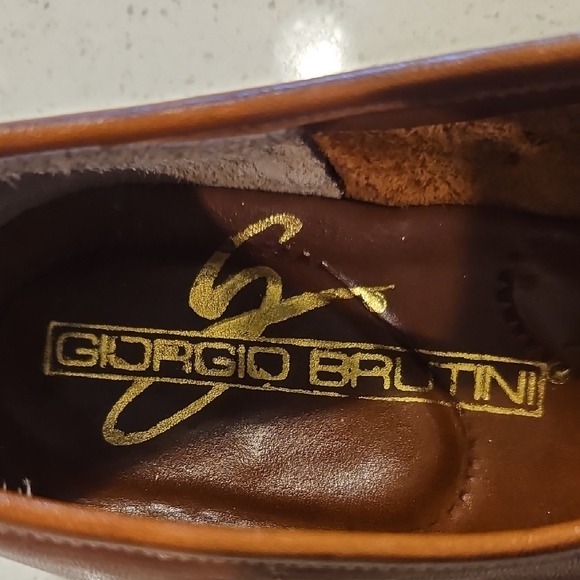 Giorgio Brutini Men's Tan Oxfords - Picture 2 of 9